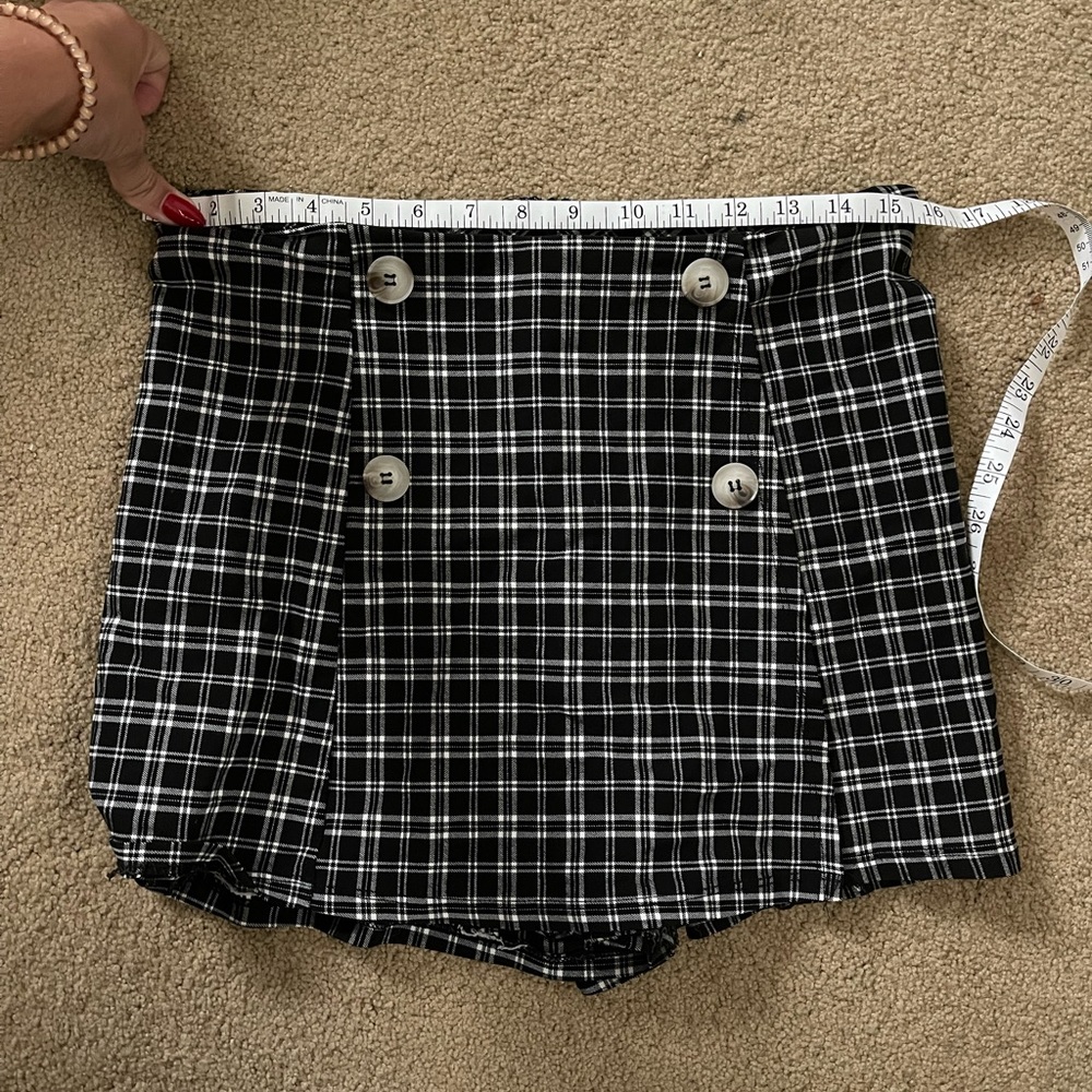 Altar’d State Bonnie Plaid Skort - Picture 6 of 6